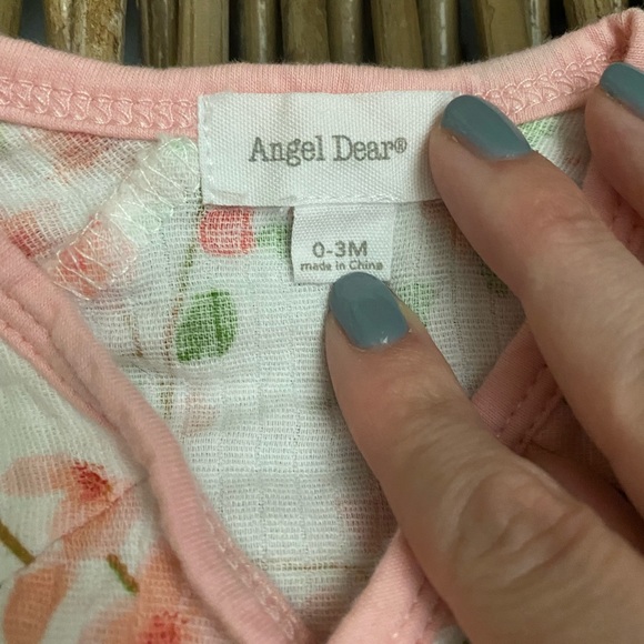 Angel Dear Cherry Blossom Romper (0 to 3 months) - Picture 2 of 2